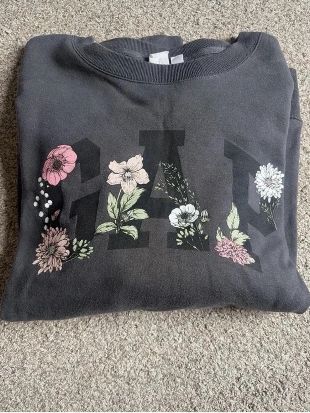 Gap - Logo Floral print crewneck